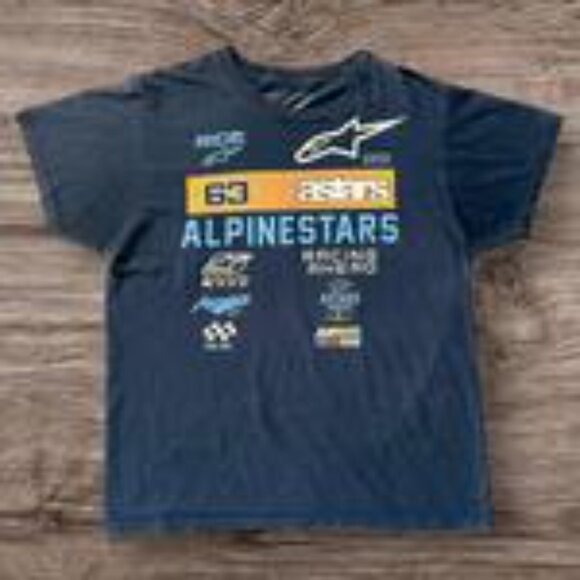 AlpineStars Dark Blue Y2K Tee Size M - Picture 1 of 6